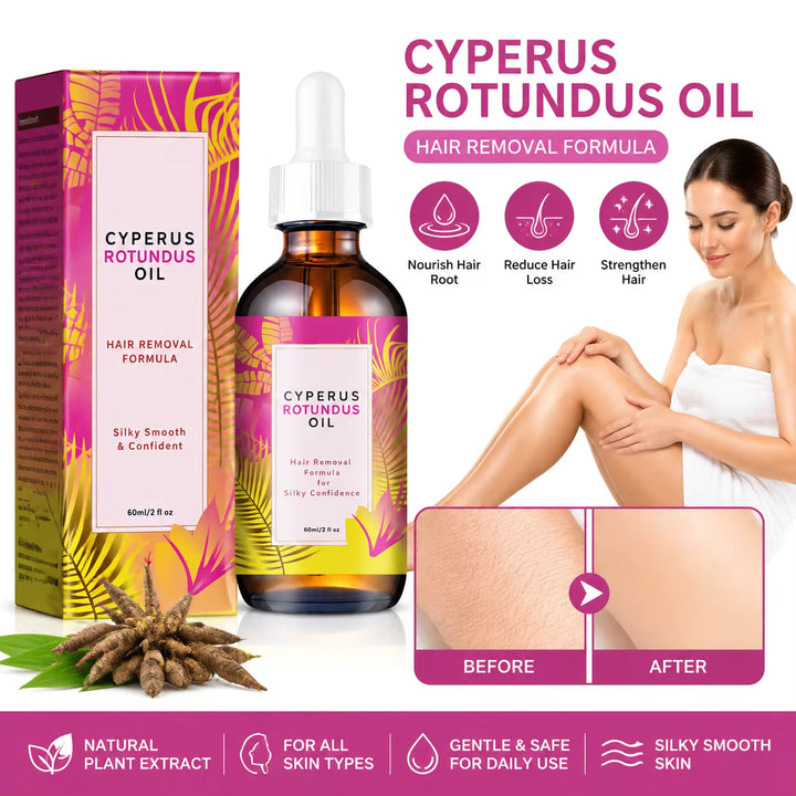 Cyperus Rotundus Oil - Body Serum for Hair Removal Care