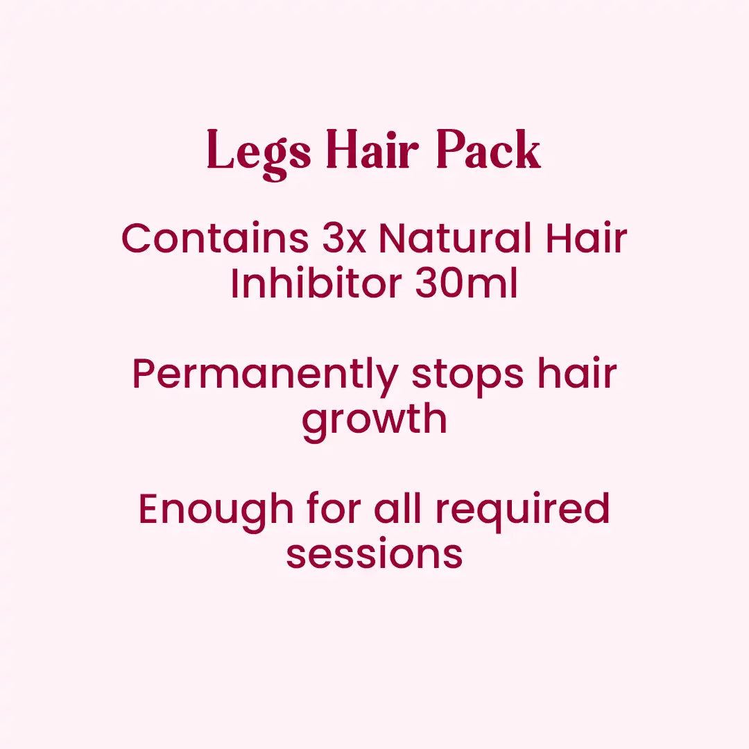 How to use Legs Hair Growth Inhibitor Pack: permanet legs hair removal